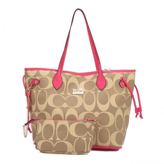 Coach Legacy In Monogram Medium Khaki Totes DCI Coach Legacy In Monogram Medium Khaki Totes DCI